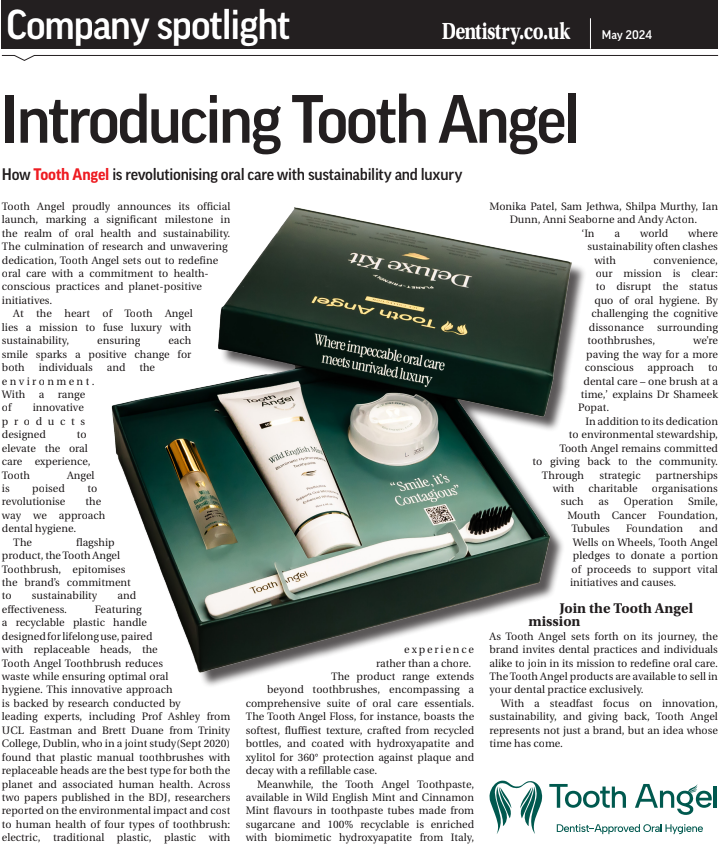 Welcome to the First Edition of the Tooth Angel Newsletter!